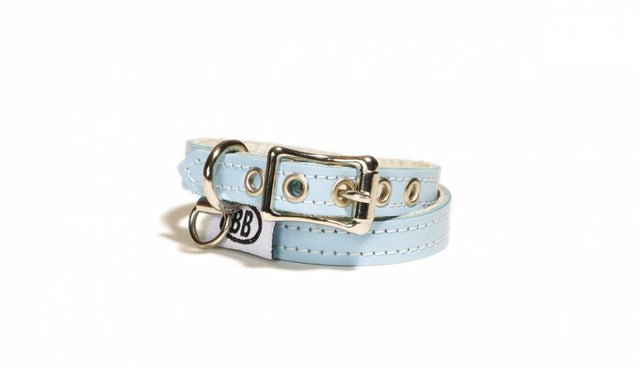 Buddy Belt Halsband Leer Blue - Premium halsband > hondenhalsband from Buddy Belts - Just €16.99! Shop now at Frenkiezdogshop