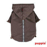 Puppia Base Jumper Regenjas Brown - Premium Hondenkleding > hondenjas from Puppia - Just €41.99! Shop now at Frenkiezdogshop