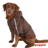 Puppia Base Jumper Regenjas Brown - Premium Hondenkleding > hondenjas from Puppia - Just €41.99! Shop now at Frenkiezdogshop