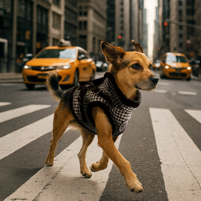 Puppia Chic Hound Vest Harness – Model V Black