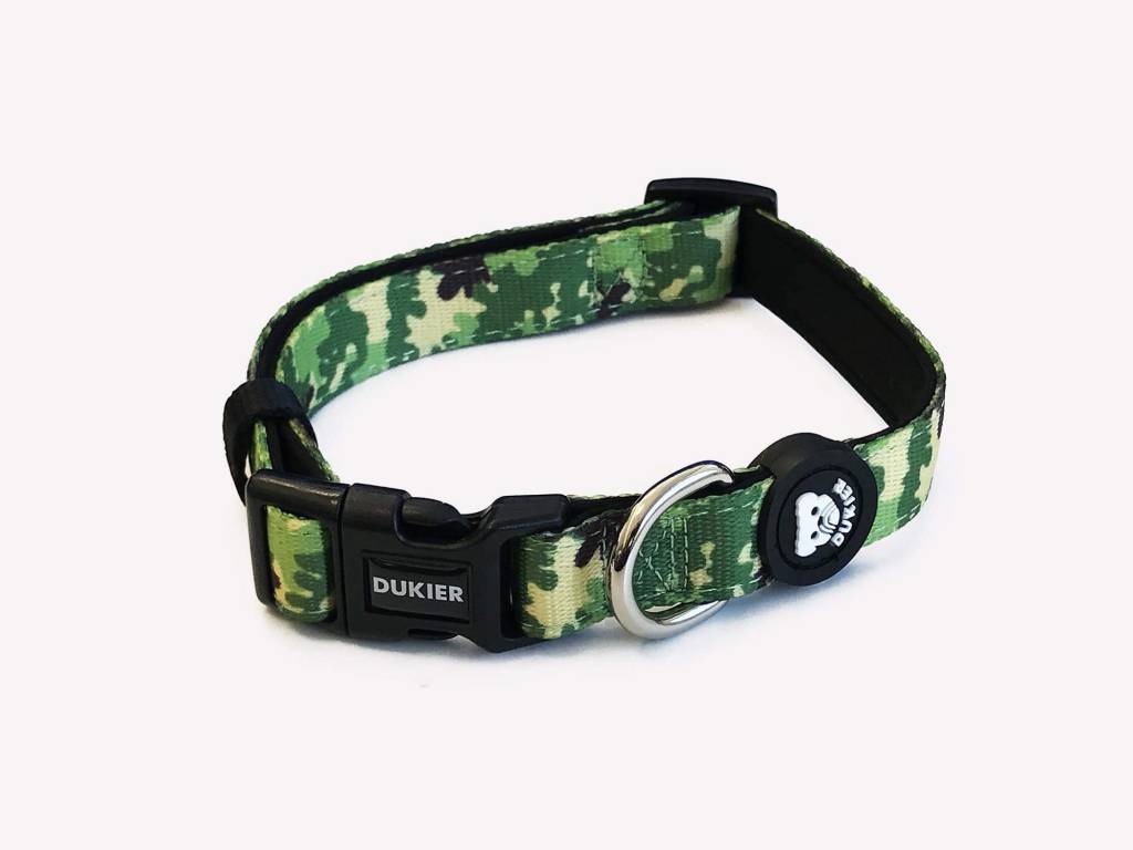 Dukier halsband collar Camo - Premium halsband > hondenhalsband from Dukier - Just €17.99! Shop now at Frenkiezdogshop