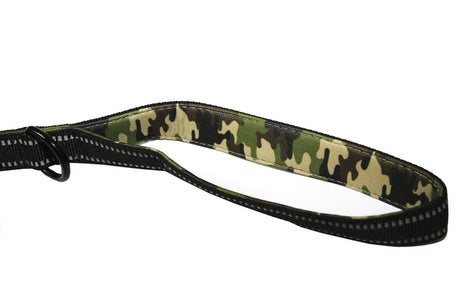 Frenkiez reflective dog leash camouflage hondenriem > hondenlijn Standaard/One Size