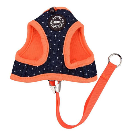 Catspia Cora Harness model Q Orange Kattentuig > kattenharnas Small