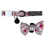 Little Kitty Cat Collar & Bow Tie Fancy Florals - Premium halsband > kattenhalsband from Little Kitty - Just €9.99! Shop now at Frenkiezdogshop