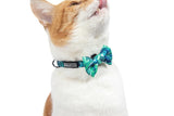 Little Kitty Cat Collar & Bow Tie Vacay Palms - Premium halsband > kattenhalsband from Little Kitty - Just €10! Shop now at Frenkiezdogshop