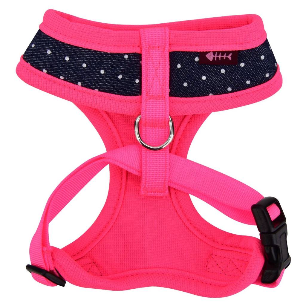 Catspia Cora Harness model A Pink  ( LARGE ) - Premium Kattentuig > kattenharnas from Catspia - Just €19.99! Shop now at Frenkiezdogshop