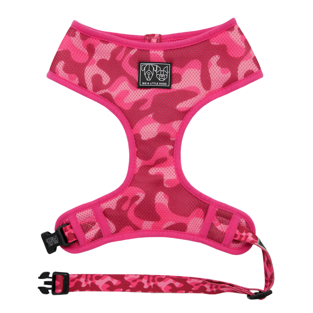 Big & Little Dogs Classic Harness Pink Camo ( XXLARGE ) - Premium hondentuig > honden harnas from Big and Little Dogs - Just €19.99! Shop now at Frenkiezdogshop