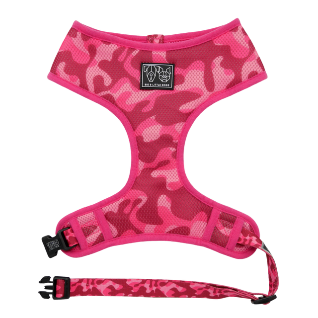 Big & Little Dogs Classic Harness Pink Camo ( XXLARGE ) - Premium hondentuig > honden harnas from Big and Little Dogs - Just €19.99! Shop now at Frenkiezdogshop