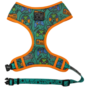 Big & Little Dogs Classic Harness Game Over  XLARGE - Premium hondentuig > honden harnas from Big and Little Dogs - Just €10! Shop now at Frenkiezdogshop