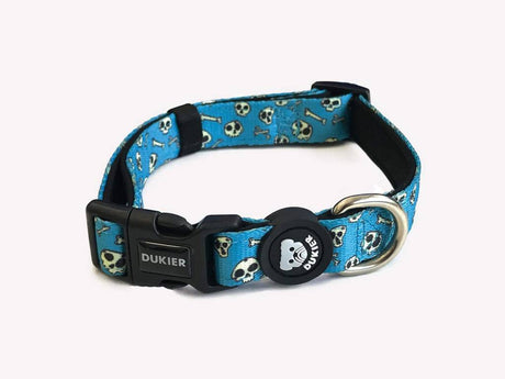 Dukier halsband collar Skulls - Premium halsband > hondenhalsband from Dukier - Just €17.99! Shop now at Frenkiezdogshop