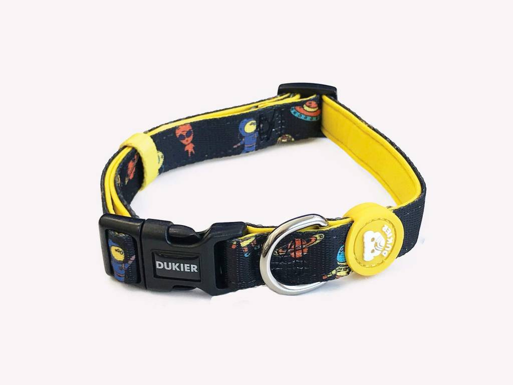 Dukier halsband collar Space - Premium halsband > hondenhalsband from Dukier - Just €17.99! Shop now at Frenkiezdogshop