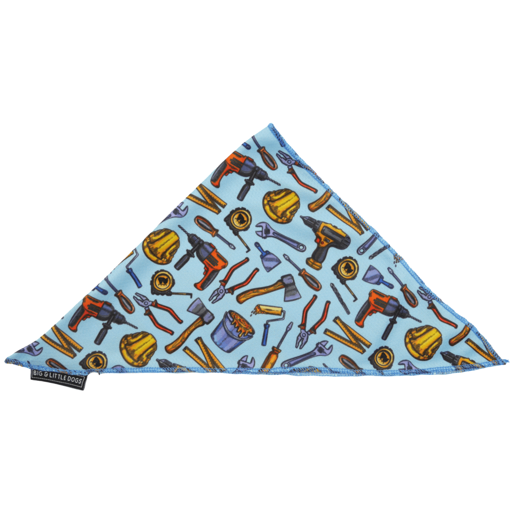 Big and Little Dogs Bandana Under Construction (ALLEEN S/M) - Premium Hondenkleding > bandana from Big and Little Dogs - Just €9.99! Shop now at Frenkiezdogshop