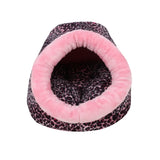 Catspia Snuggle Cat Cave Pink Leopard - Premium Kattenbed > kattenmand from Catspia - Just €49.99! Shop now at Frenkiezdogshop