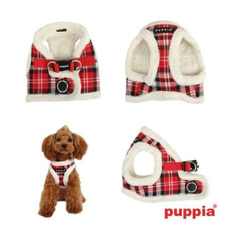 Puppia Uptown II Harness Model B Red - Premium hondentuig > honden harnas from Puppia - Just €24.99! Shop now at Frenkiezdogshop