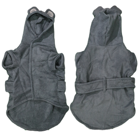 Big and Little Dogs Badjas Charcoal - Premium Hondenbadjas > Dogrobe from Big and Little Dogs - Just €20! Shop now at Frenkiezdogshop