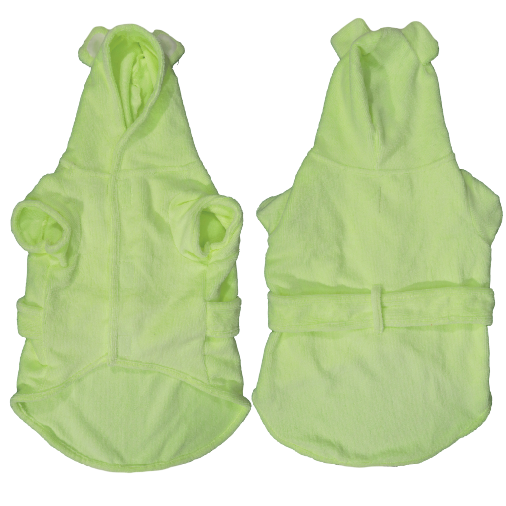 Big and Little Dogs Badjas Lime - Premium Hondenbadjas > Dogrobe from Big and Little Dogs - Just €19.99! Shop now at Frenkiezdogshop