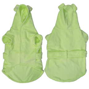 Big and Little Dogs Badjas Lime - Premium Hondenbadjas > Dogrobe from Big and Little Dogs - Just €20! Shop now at Frenkiezdogshop