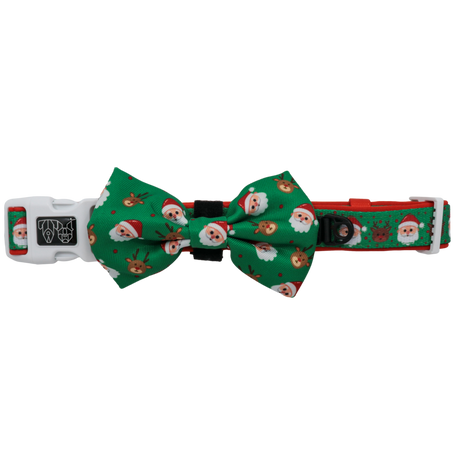 Big and Little Dogs Collar & Bow-tie Deck The Paws - Premium Hondenstrik > strik from Big and Little Dogs - Just €16.99! Shop now at Frenkiezdogshop