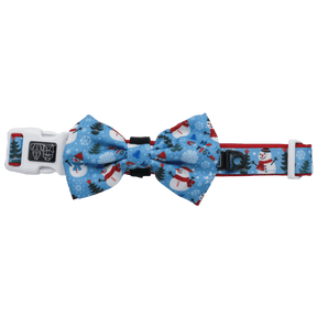 Big and Little Dogs Collar & Bow - tie Let It Snow halsband > hondenhalsband X - Small