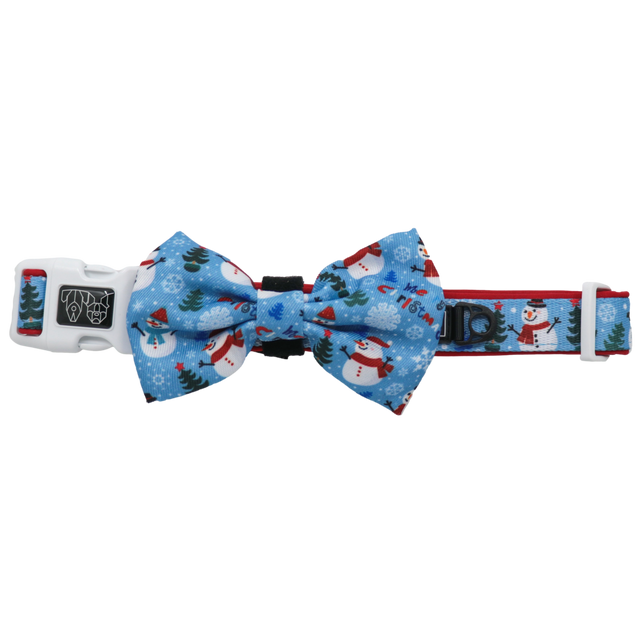 Big and Little Dogs Collar & Bow-tie Let It Snow - Premium Hondenstrik > strik from Big and Little Dogs - Just €16.99! Shop now at Frenkiezdogshop