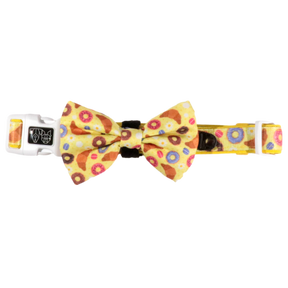Big and Little Dogs Collar & Bow - tie Pastries In Paris halsband > hondenhalsband X - Small
