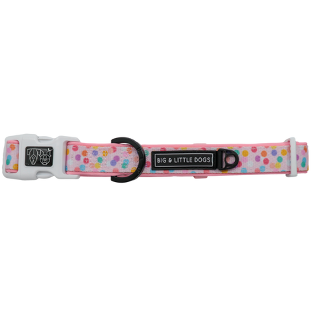 Big and Little Dogs Collar & Bow-tie Pink Confetti - Premium Hondenstrik > strik from Big and Little Dogs - Just €16.99! Shop now at Frenkiezdogshop