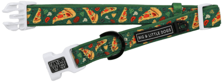 Big and Little Dogs Halsband Pupperoni Pizza halsband > hondenhalsband X - Small
