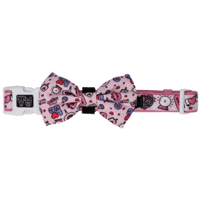 Big and Little Dogs Collar & Bow - tie Don't You Know I Love You? halsband > hondenhalsband X - Small
