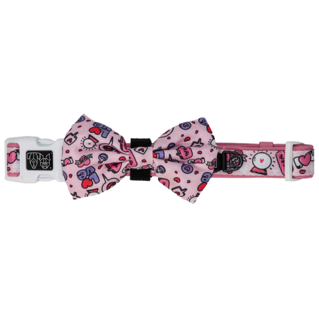 Big and Little Dogs Collar & Bow-tie Don't You Know I Love You? - Premium Hondenstrik > strik from Big and Little Dogs - Just €16.99! Shop now at Frenkiezdogshop