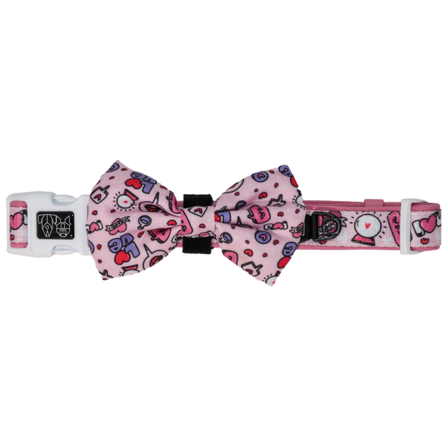 Big and Little Dogs Collar & Bow-tie Don't You Know I Love You? - Premium Hondenstrik > strik from Big and Little Dogs - Just €16.99! Shop now at Frenkiezdogshop