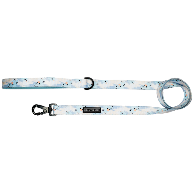 Big and Little Dogs Lijn Blue Splatter Terrazzo - Premium hondenriem > hondenlijn from Big and Little Dogs - Just €19.99! Shop now at Frenkiezdogshop