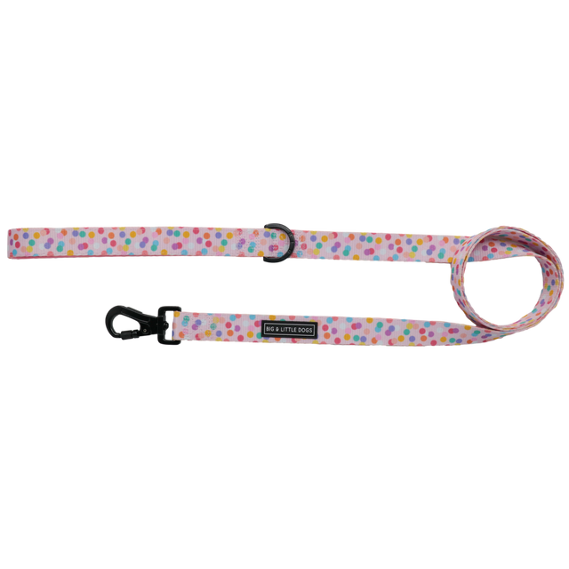 Big and Little Dogs Lijn Pink Confetti - Premium hondenriem > hondenlijn from Big and Little Dogs - Just €19.99! Shop now at Frenkiezdogshop