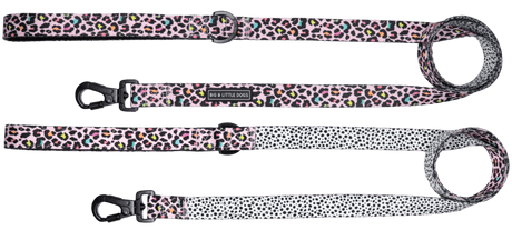 Big and Little Dogs Lijn Spotted Leopard hondenriem > hondenlijn 1,5 cm breed