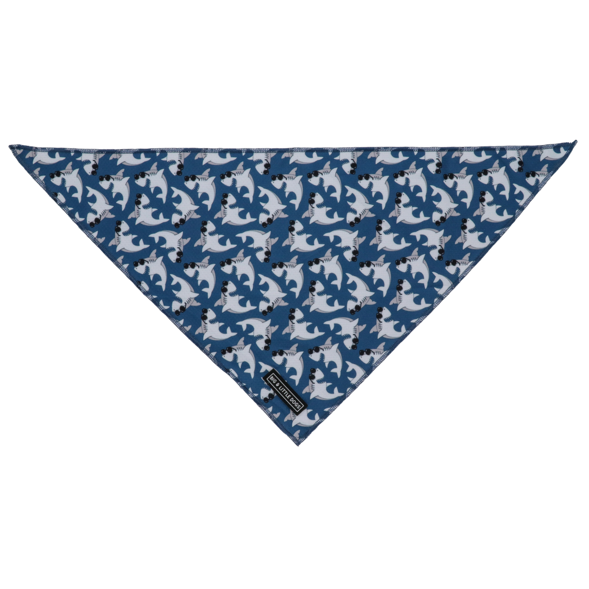 Big  and Little dogs Bandana Bite Me (Blue Version) - Premium Bandana > Hondenbandana from Big and Little Dogs - Just €9.99! Shop now at Frenkiezdogshop