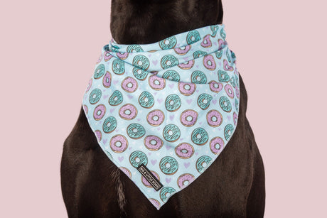 Big  and Little dogs Bandana Donut Kill My Vibe (Blue Version) - Premium Bandana > Hondenbandana from Big and Little Dogs - Just €9.99! Shop now at Frenkiezdogshop