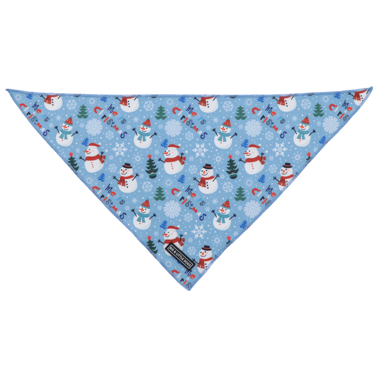 Big  and Little dogs Bandana Let It Snow - Premium Bandana > Hondenbandana from Big and Little Dogs - Just €9.99! Shop now at Frenkiezdogshop