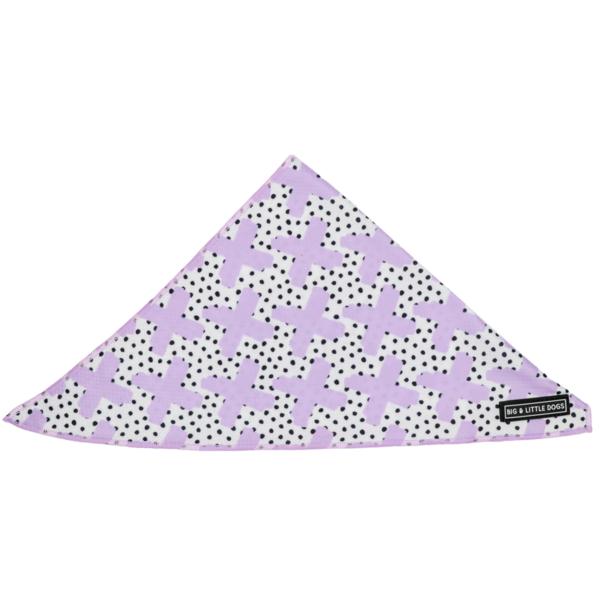 Big  and Little dogs Bandana Painted Purple - Premium Bandana > Hondenbandana from Big and Little Dogs - Just €9.99! Shop now at Frenkiezdogshop