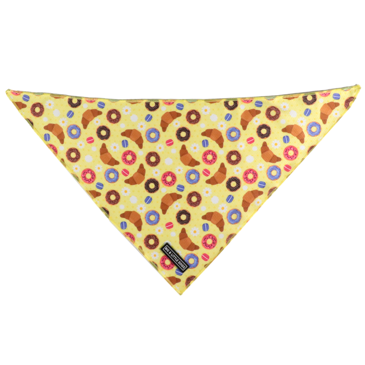 Big  and Little dogs Bandana Pastries In Paris - Premium Bandana > Hondenbandana from Big and Little Dogs - Just €9.99! Shop now at Frenkiezdogshop