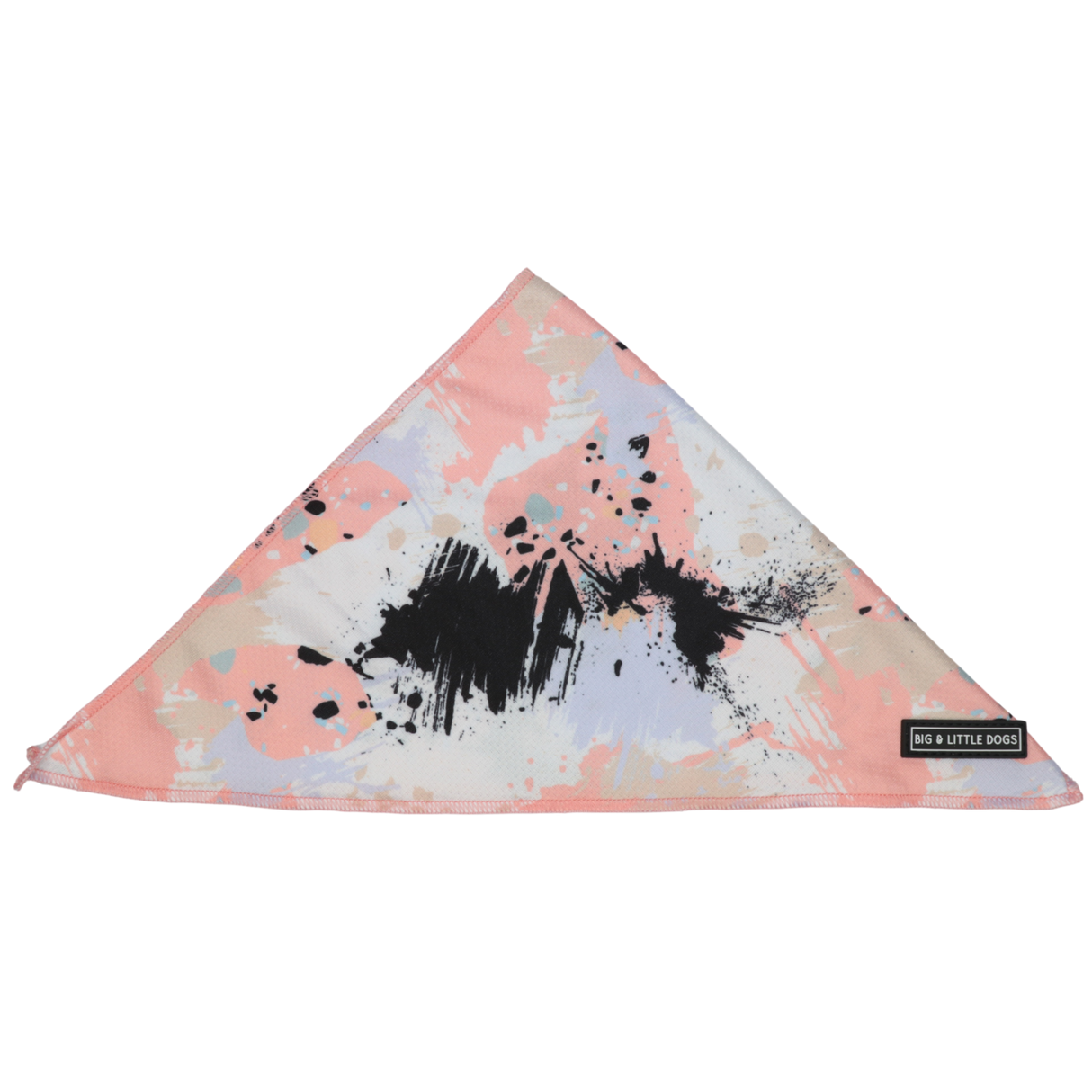 Big  and Little dogs Bandana Peach Splatter Terrazzo - Premium Bandana > Hondenbandana from Big and Little Dogs - Just €9.99! Shop now at Frenkiezdogshop