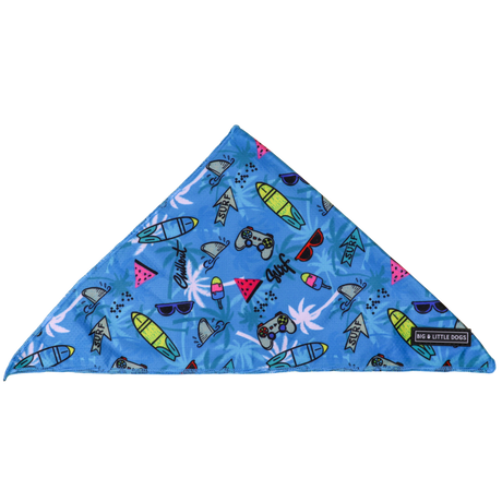 Big  and Little dogs Bandana Surf's Up - Premium Bandana > Hondenbandana from Big and Little Dogs - Just €9.99! Shop now at Frenkiezdogshop