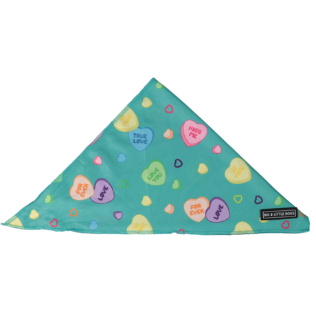 Big  and Little dogs Bandana Conversation Hearts - Premium Bandana > Hondenbandana from Big and Little Dogs - Just €9.99! Shop now at Frenkiezdogshop