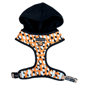 Big and Little Dogs Hoody Harness Spicy Mustard hondentuig > honden harnas > model A X - Small