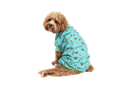 Big and Little Dogs Onesie Pyjama Milk & Cookies Hondenkleding > Hondenpyjama Large