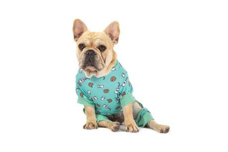 Big and Little Dogs Onesie Pyjama Milk & Cookies Hondenkleding > Hondenpyjama Large