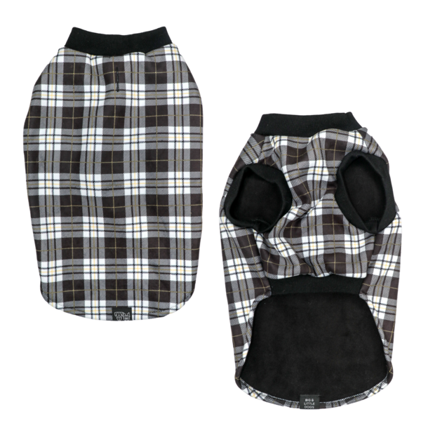 Big and Little Dogs Fleece Pyjama Black Plaid - Premium Hondenkleding > Hondenpyjama from Big and Little Dogs - Just €22.99! Shop now at Frenkiezdogshop