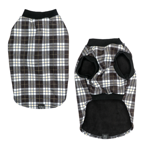 Big and Little Dogs Fleece Pyjama Black Plaid - Premium Hondenkleding > Hondenpyjama from Big and Little Dogs - Just €22.99! Shop now at Frenkiezdogshop