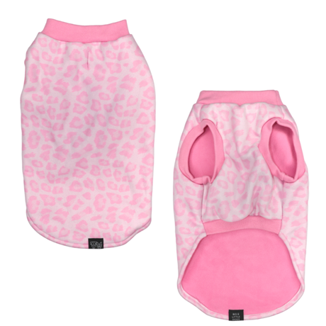 Big and Little Dogs Fleece Pyjama Pink Leopard - Premium Hondenkleding > Hondenpyjama from Big and Little Dogs - Just €22.99! Shop now at Frenkiezdogshop