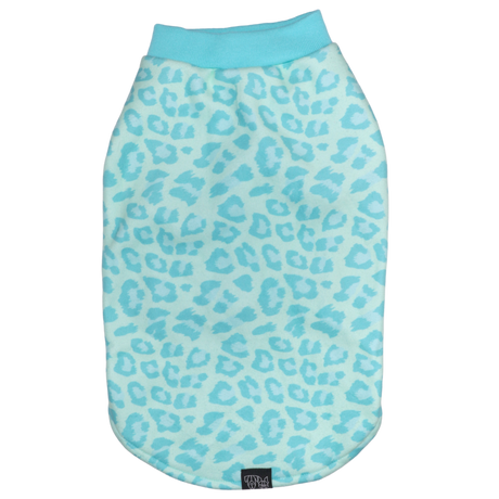 Big and Little Dogs Fleece Pyjama Turquoise Leopard - Premium Hondenkleding > Hondenpyjama from Big and Little Dogs - Just €22.99! Shop now at Frenkiezdogshop