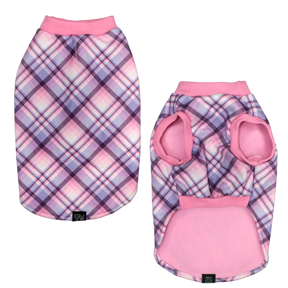 Big and Little Dogs Fleece Pyjama Purple & Pink Plaid - Premium Hondenkleding > Hondenpyjama from Big and Little Dogs - Just €20! Shop now at Frenkiezdogshop