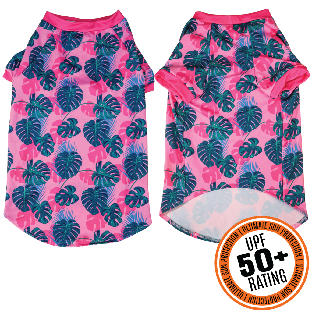 Big and Little Dogs strand shirt met UV bescherming  Summer Lovin' ( Large ) - Premium Hondenkleding > zonbescherming from Big and Little Dogs - Just €23.99! Shop now at Frenkiezdogshop